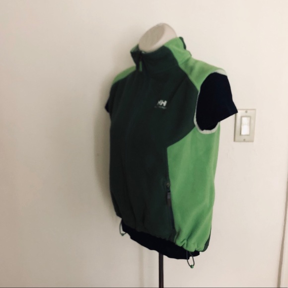 Helly Hansen full zip & pocket color block vest; S - Picture 6 of 7